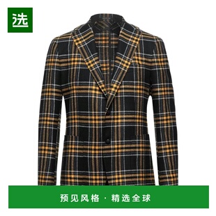 1h可退 香港直邮Tagliatore 男士 西装外套 yellow黄色 舒适时尚