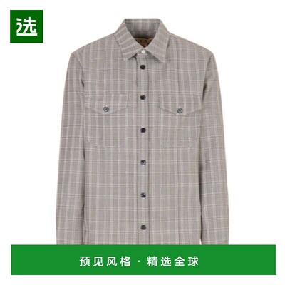 香港直邮MARNI 男士衬衫 CUMU0368X0UTWA45CHM75 SS2026 灰色