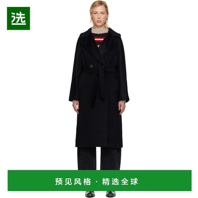 1h可退 香港直邮Weekend Max Mara 女士 黑色 Resina 大衣 252501