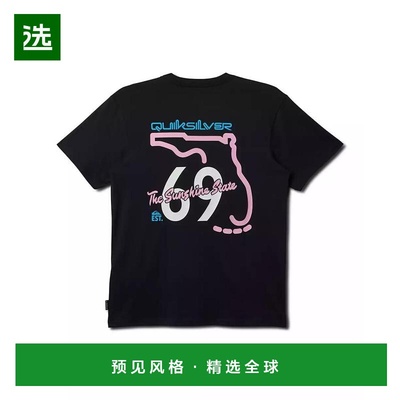 1h可退 【美国直邮】quiksilver 男士 上装T恤短袖潮流穿搭时尚高