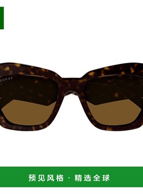香港直邮Gucci 古驰 女士 几何框太阳镜 GG1422S colorful花色 舒
