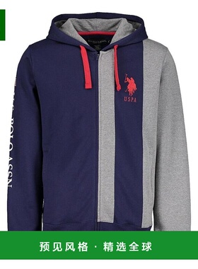 1h可退 【美国直邮】u.s. polo assn. 男士 帽衫运动夹克衫