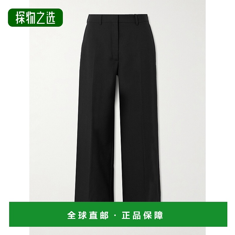 香港直邮calvin klein 女士 Simone 羊毛阔腿裤 LV0VY00093UB1
