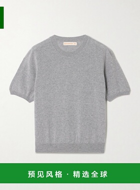 1h可退 香港直邮DAUGHTER 女士 Emer 短款羊绒棉混纺T恤 CH04633B