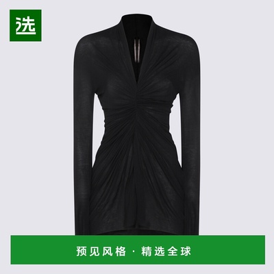 香港直邮RICK OWENS 女士背心吊带 RP01F6201JS09 SS2026 黑色