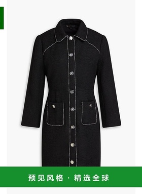 1h可退 香港直邮Maje 女士 链条装饰花呢迷你连衣裙 MFPRO03334NO