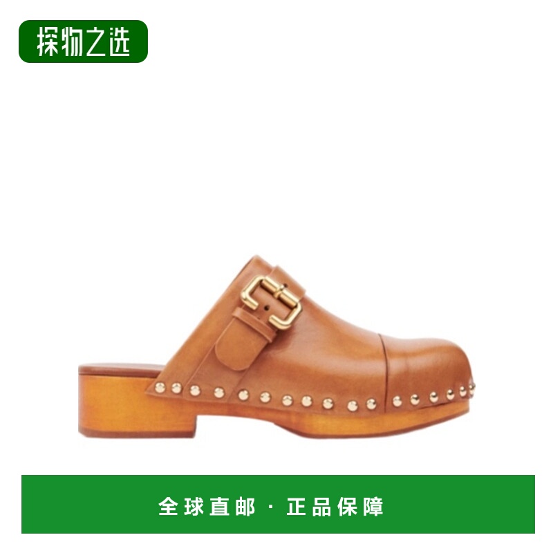 香港直邮Chloe 圆头穆勒鞋 CH25A12ZLT一脚蹬