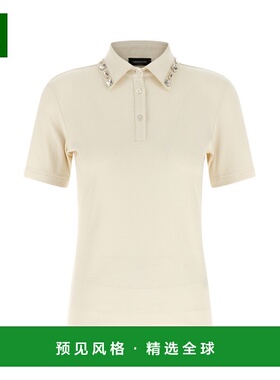 1h可退 香港直邮Fabiana Filippi 女士 水晶衣领Polo衫 JED266F13