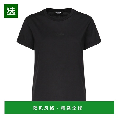 香港直邮DONDUP 女士T恤 DS039JF0271DDU6999 SS2025 黑色短袖