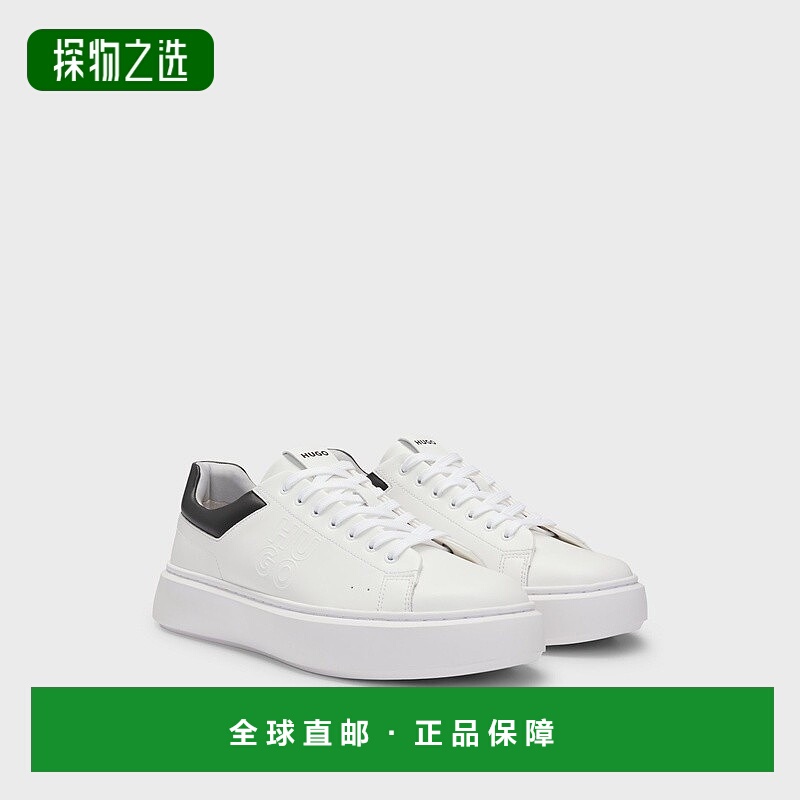 欧洲直邮HUGO BOSS雨果HUGO RED带有标志的低帮男鞋运动鞋