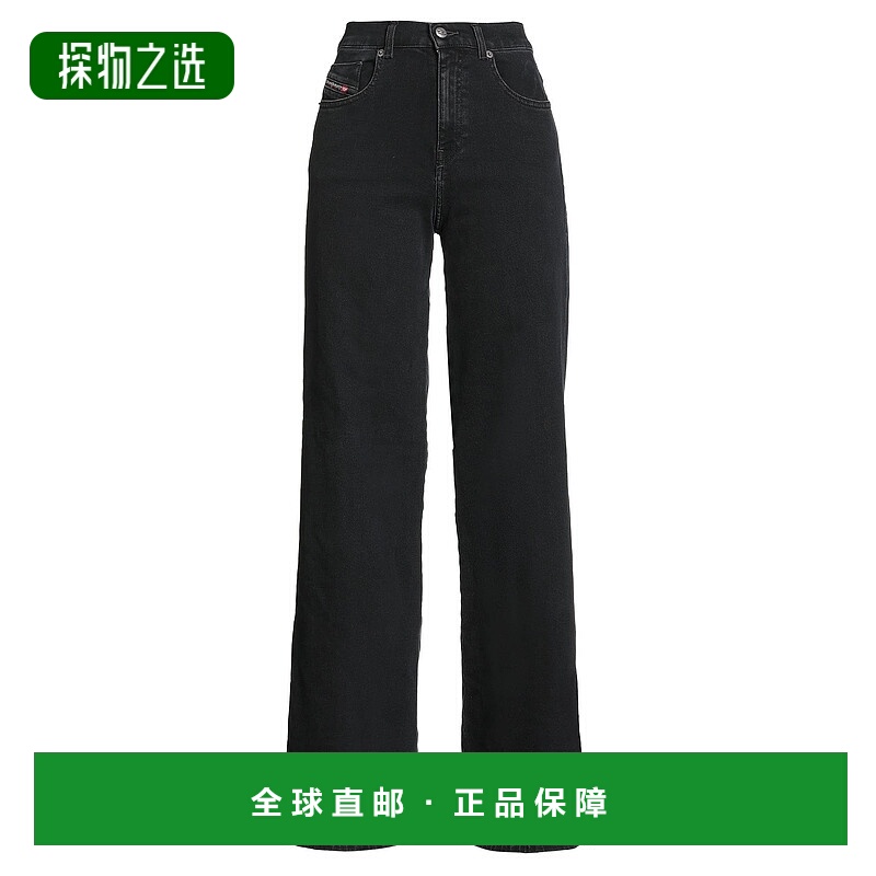 香港直邮Diesel 迪赛 女士 牛仔长裤 black黑色 舒适时尚