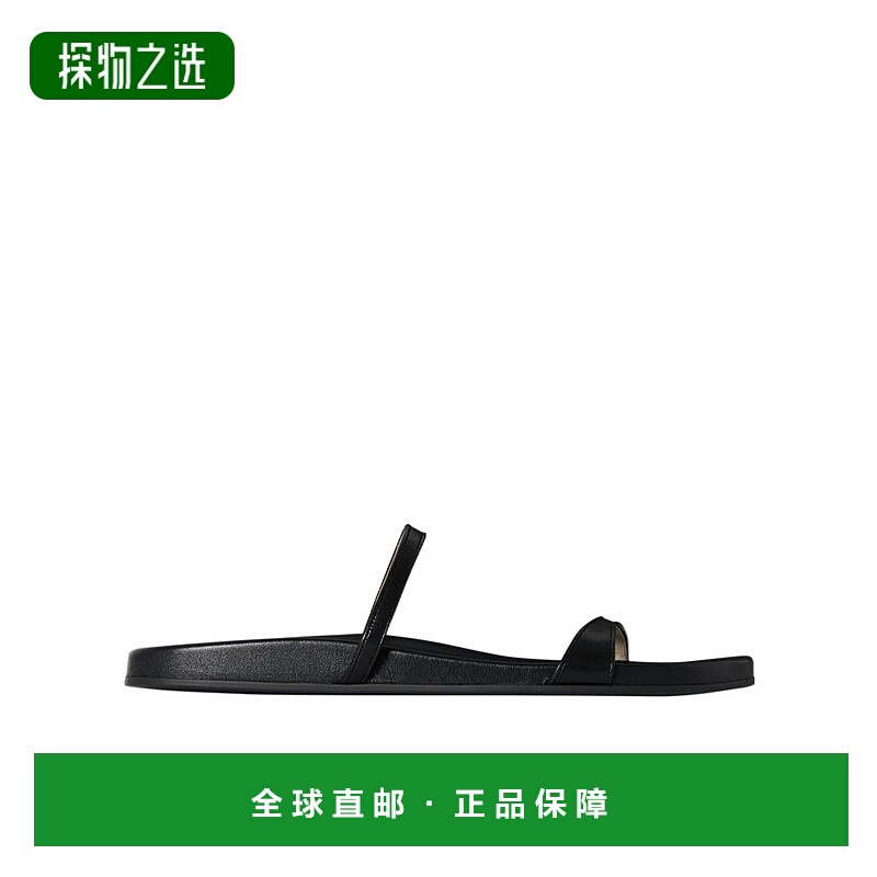 香港直邮The Row Hugh 皮革细带拖鞋 F1623SN65