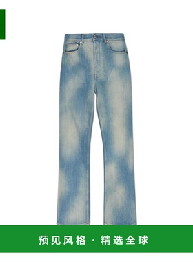 香港直邮off-white 男士 Diag Raw Patch 90S 滑板牛仔褲 OMYA18W