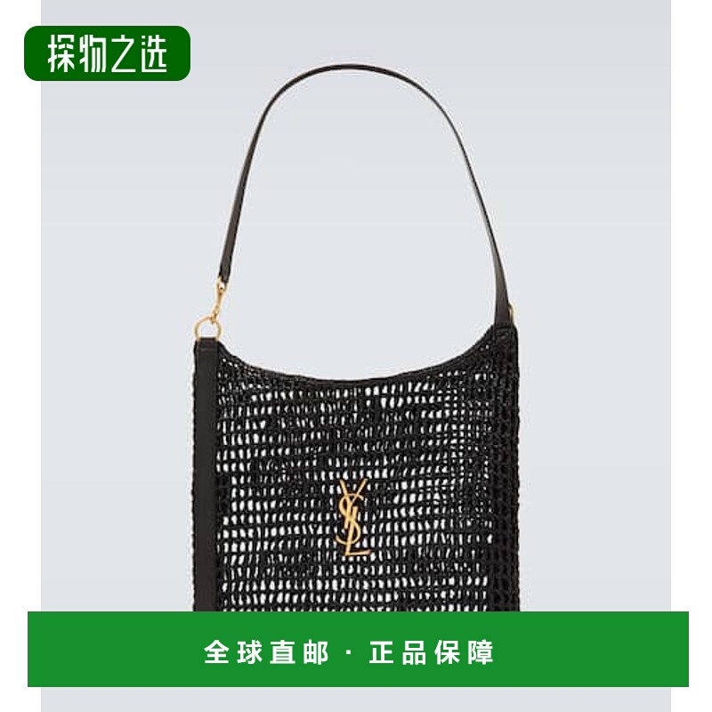 1h可退 香港直邮Saint Laurent 圣罗兰 男士 Oxalis 网纱肩包男包