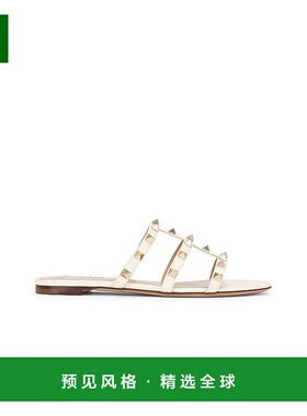 1h可退 香港直邮Valentino 华伦天奴 女士 铆钉凉拖平底鞋 4W2S0C