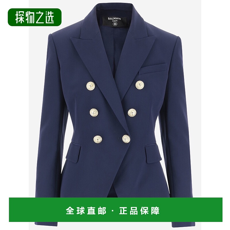 1h可退 欧洲直邮BALMAIN 女士夹克DF0SG008VB006BO