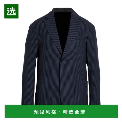 1h可退 香港直邮officine generale 男士 西装外套 blue蓝色 舒适