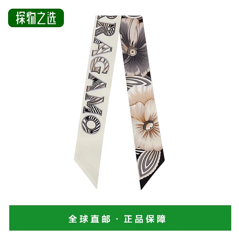 香港直邮Salvatore Ferragamo Brezza 印花丝巾 321247围巾