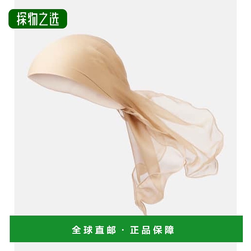 香港直邮magda butrym 女士 真丝围巾 beige米色 舒适时尚