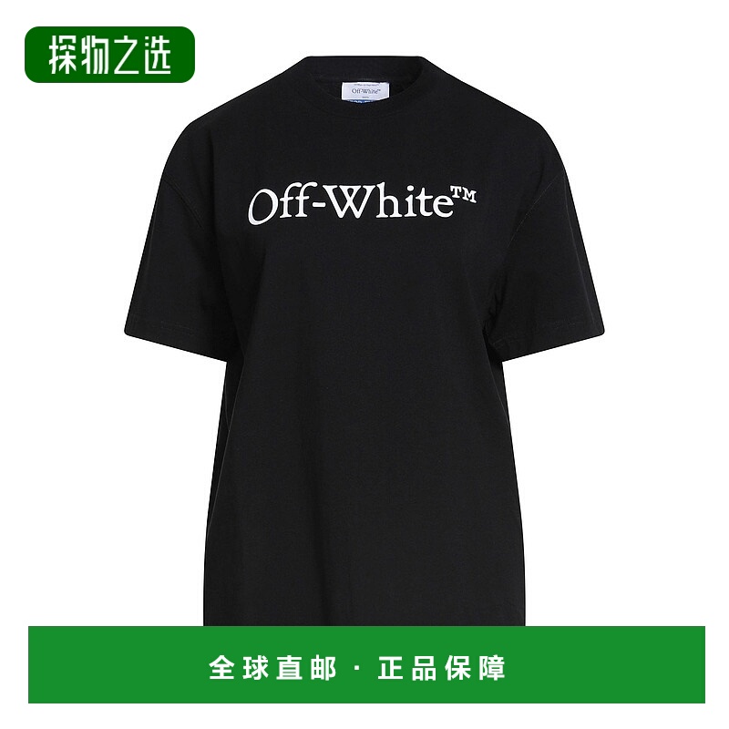 香港直邮off-white 女士 T恤 black黑色 舒适时尚