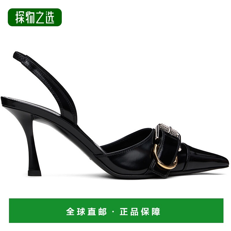香港直邮Givenchy 纪梵希 女士 黑色 Voyou Slingback 高跟鞋 BE4