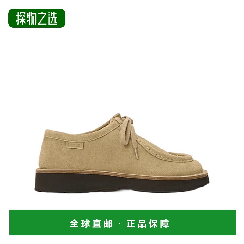 香港直邮Loewe Faro 绒面小牛皮系带鞋 LLWF284X02