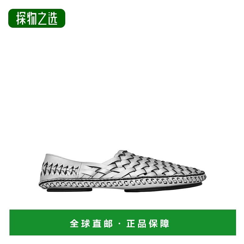 香港直邮Saint Laurent 圆头便鞋 731740AABN8男鞋一脚蹬