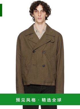 1h可退 香港直邮Our Legacy 男士 灰褐色 Dispatch 双排扣夹克 M2