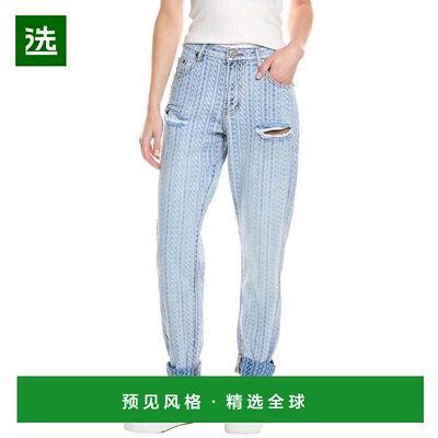 1h可退 【美国直邮】One Teaspoon On Repeat 浅蓝色气球宽松牛仔