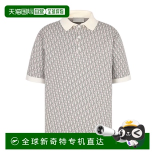 衫 香港直邮Dior Polo Oblique 293M832AT396迪奥 印花