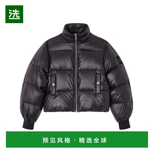 香港直邮GANNI 女士夹克 W0957099 CO 黑色 Short Padded Jacket