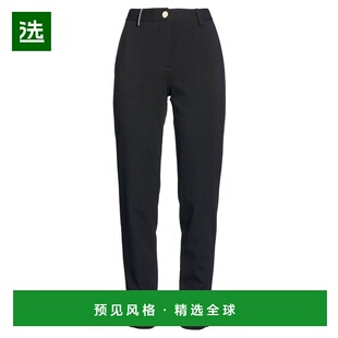 1h可退 香港直邮Lorena Antoniazzi 女士 休闲长裤 black黑色 舒