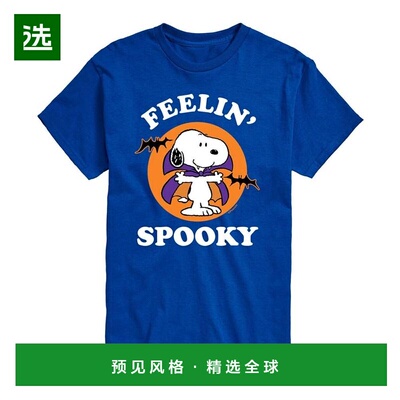 1h可退 【美国直邮】AIRWAVES|男士 Peanuts Feelin Spooky T 恤