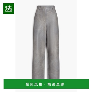 1h可退 香港直邮Remain 女士 皮革阔腿裤 5025021117GARGOYLE