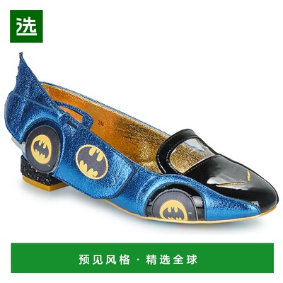 欧洲直邮Irregular Choice 女士 芭蕾舞鞋 平底鞋 BATMOBILE KICK
