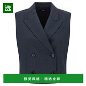 Double 香港直邮THEORY breas AW2025 蓝色 女士西服 P0605101XLV