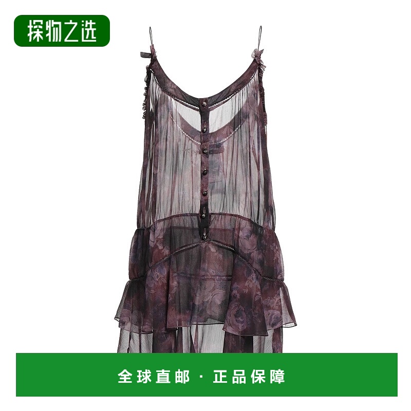 香港直邮Dsquared2 二次方 女士 上衣 purple紫色 舒适时尚