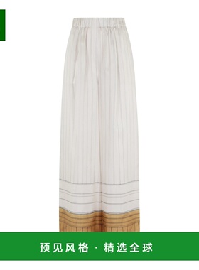 香港直邮ALYSI 女士休闲裤 116133P6063GESSO SS2026 白色 宽腿条