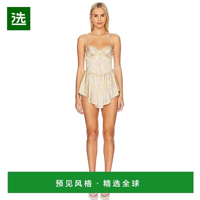 1h可退 香港直邮for love lemons 女士 x Charlene 迷你连衣裙 CD