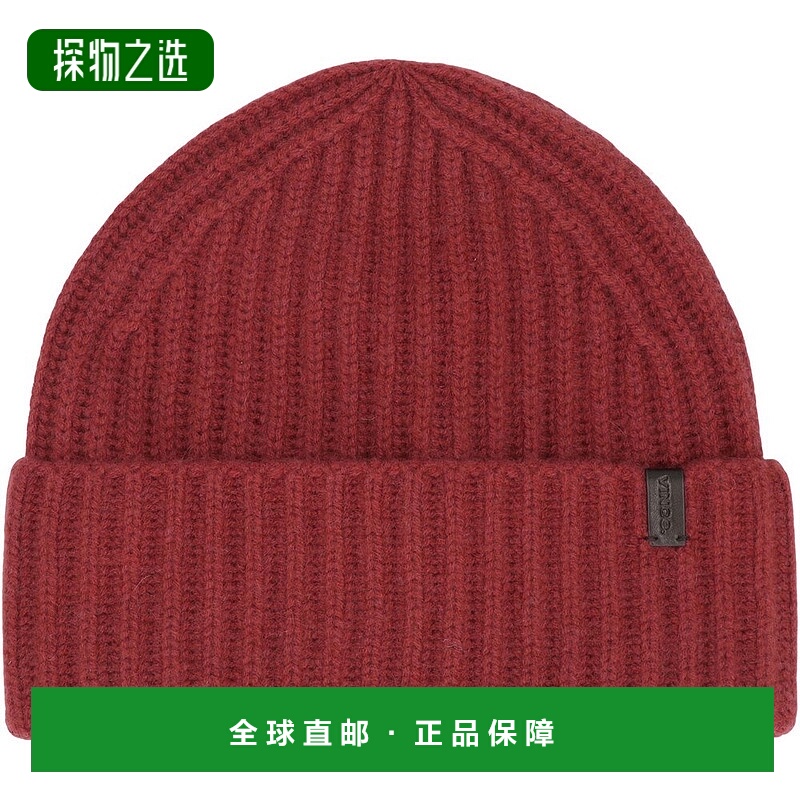 香港直邮VINCE 女士 羅紋羊絨針織帽 HTK9627VNC blue蓝色 舒适时