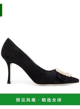 香港直邮Manolo Blahnik 圆头高跟鞋 1252895