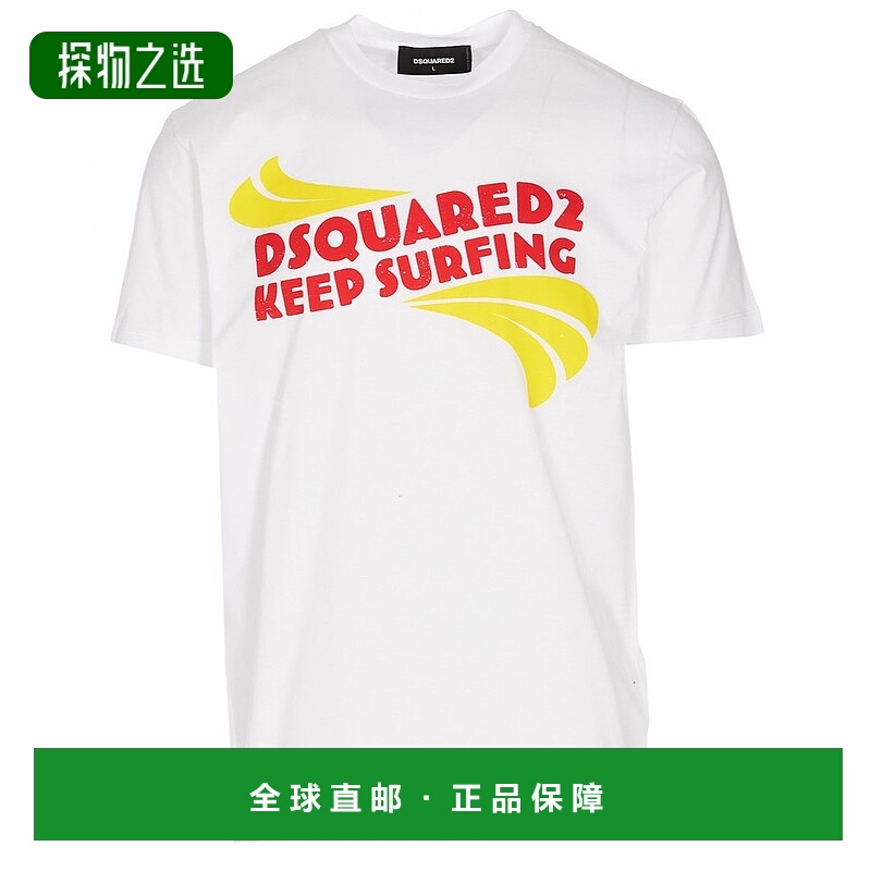 香港直邮Dsquared2 二次方 男士 棉质T恤 S74GD1088S23009男装