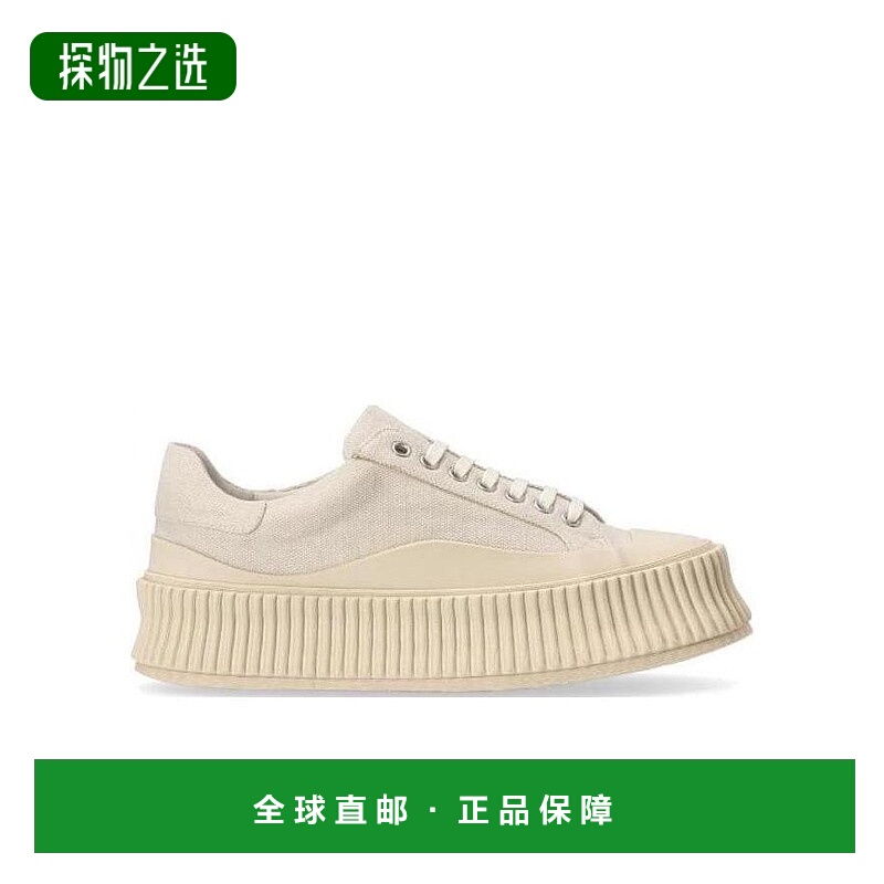 香港直邮Jil Sander 厚底系带休闲鞋 JS32108B14040厚底鞋
