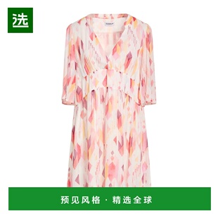 1h可退 香港直邮Dondup 女士 短款连衣裙 pink粉色 舒适时尚