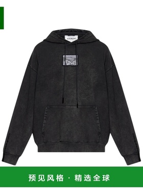 香港直邮ICEBERG 男士卫衣 I1P0E11090006334 AW2025 黑色 贴片连