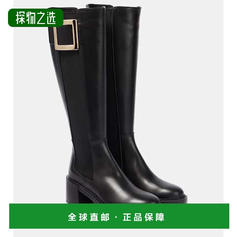 香港直邮ROGER VIVIER 罗杰·维维亚 女士 Viv' Ranger 皮质切尔