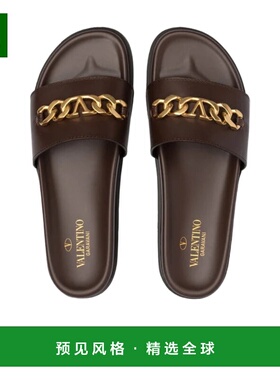 香港直邮Valentino 徽标拖鞋 2W2S0GA9 CAN凉拖凉拖鞋