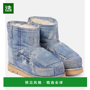 1h可退 香港直邮Acne Studios 艾克妮 女士 Batter 皮毛内里靴子