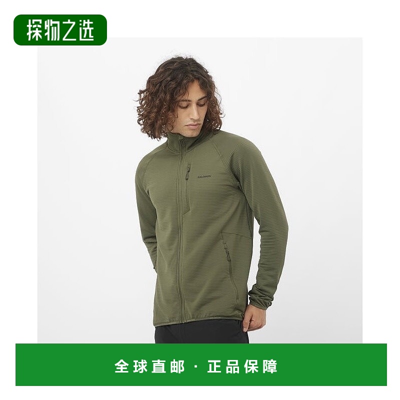 欧洲直邮Salomon萨洛蒙 ESSENTIAL LIGHTWARM系列男士橄榄绿