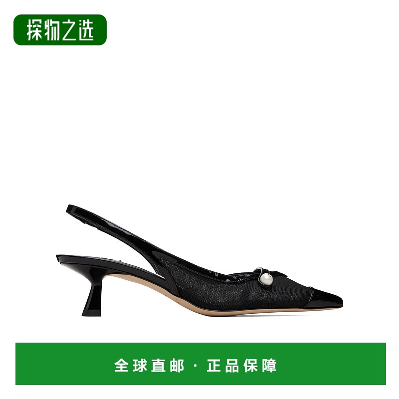 香港直邮Jimmy Choo Amita 45 高跟鞋 AMITA45BLACKBLACK